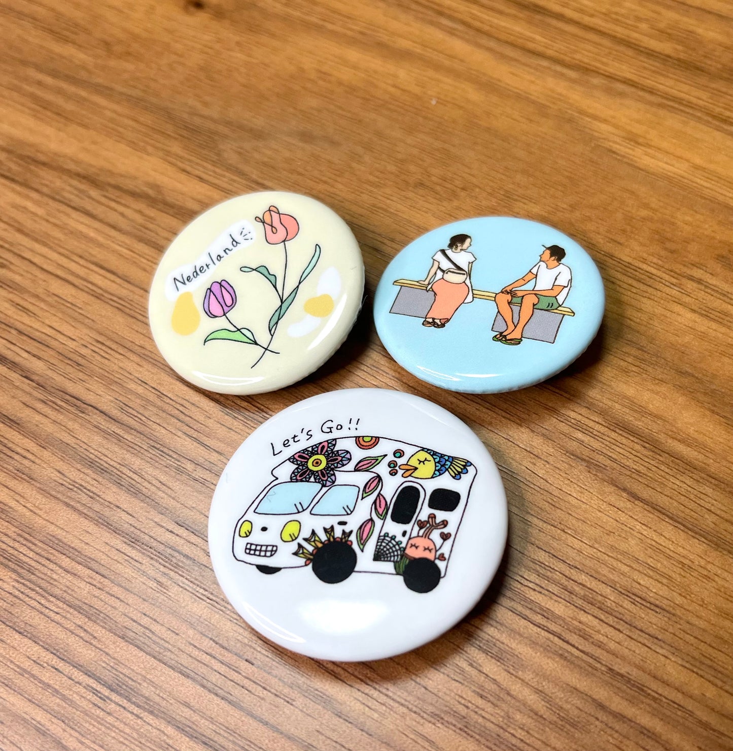 書籍販売記念缶バッジ